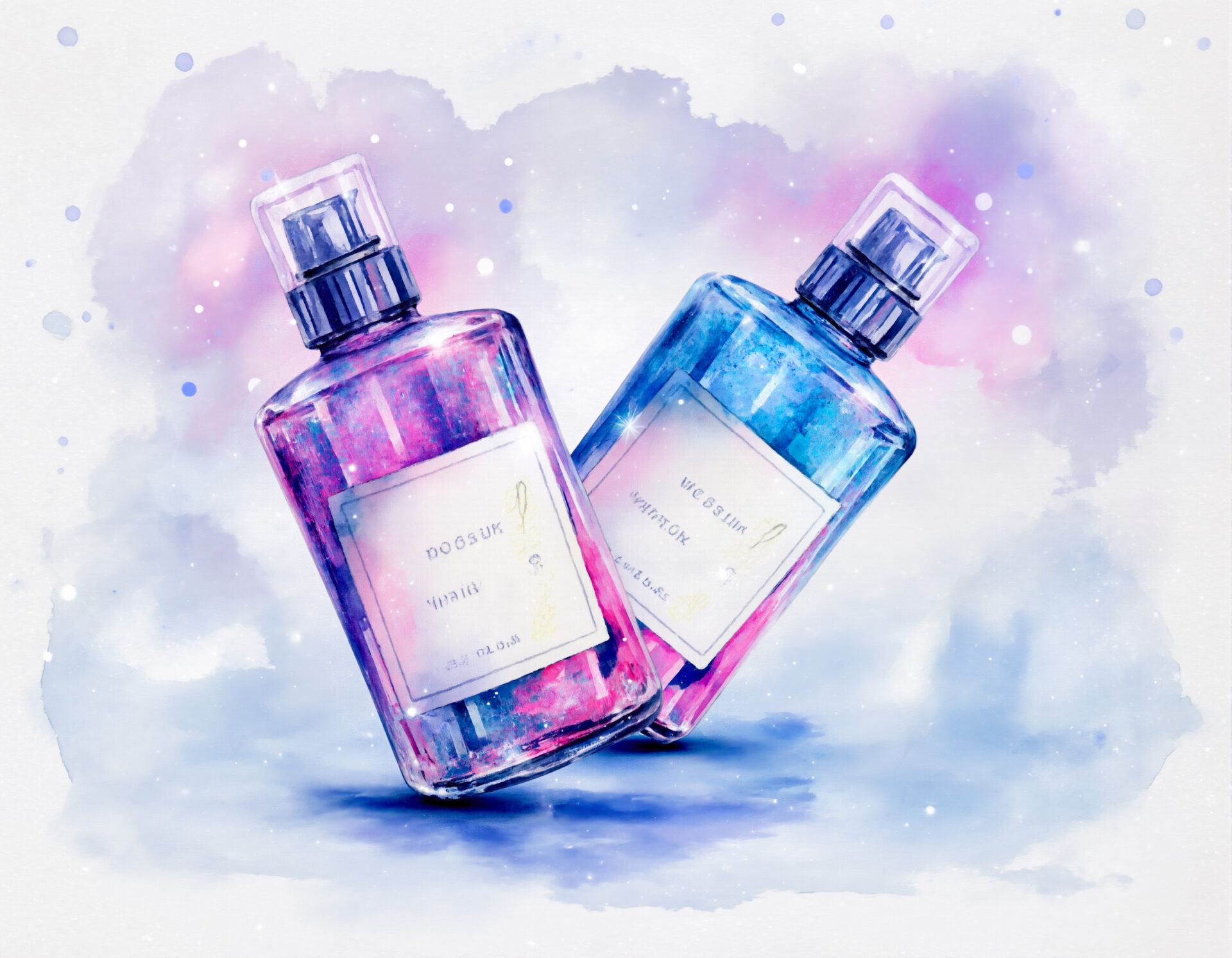 化粧品の瓶のイラスト01