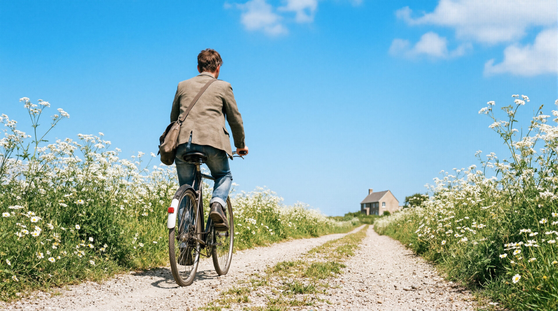 自転車を漕ぐ青年 01