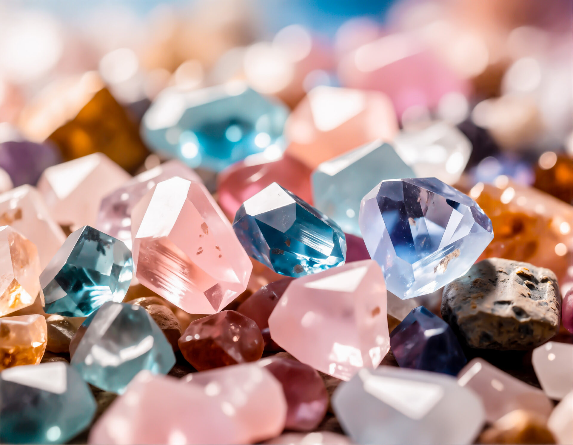 カラフルな鉱石　01