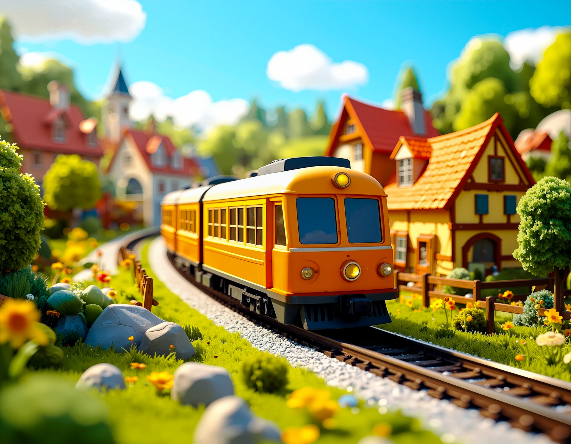 カラフルな鉄道模型　04