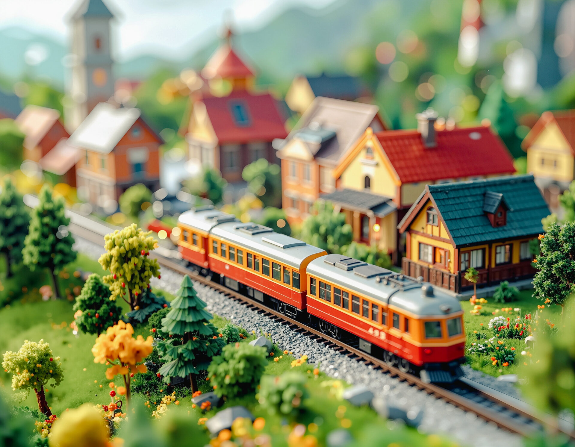 カラフルな鉄道模型　05