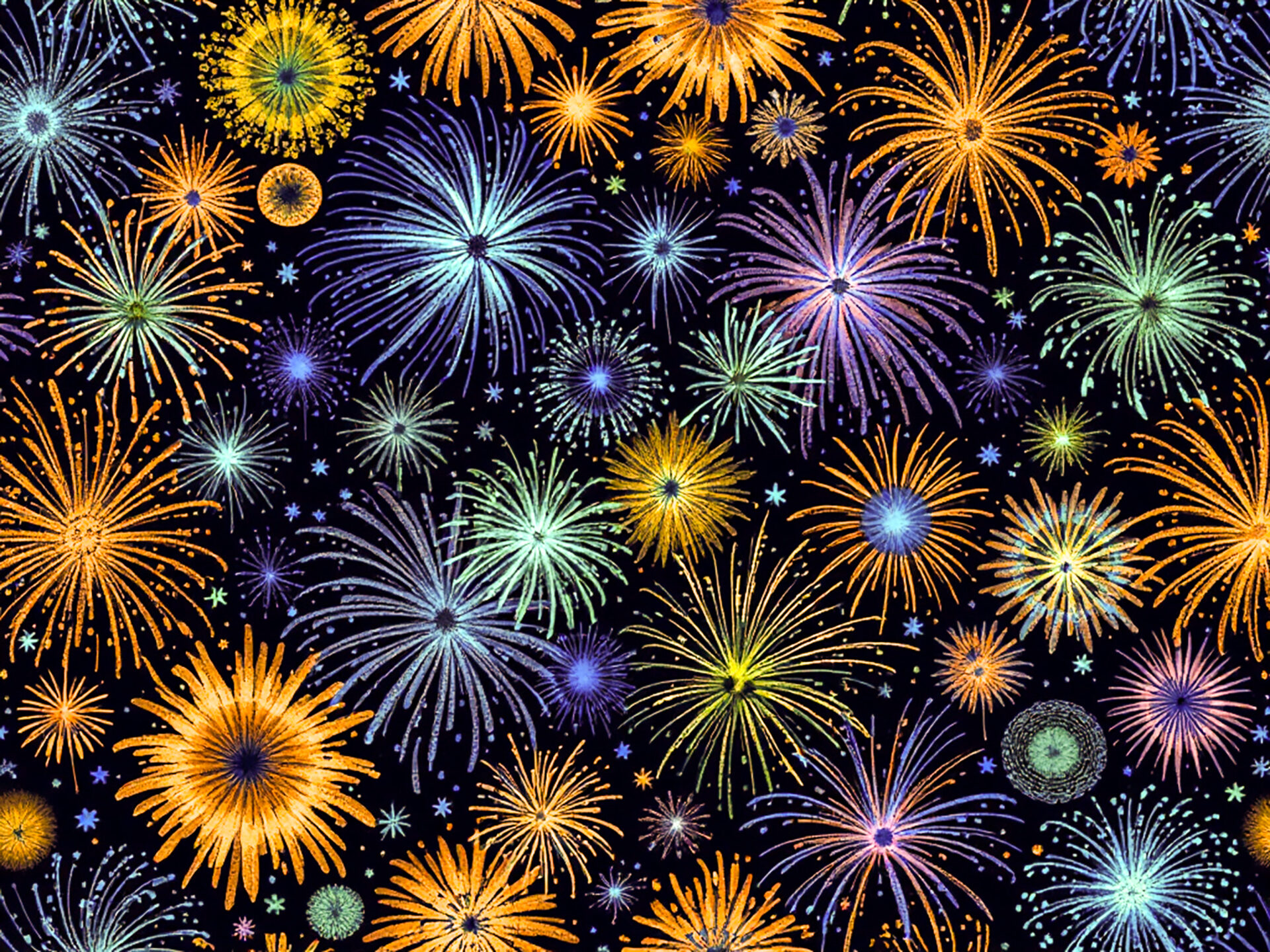 打ち上げ花火のイラスト 01