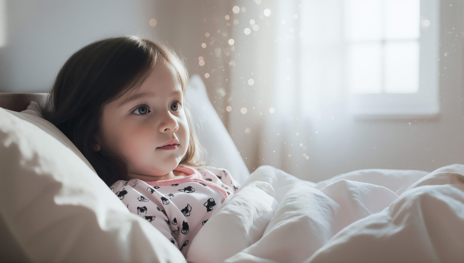 眠りから覚めた女の子